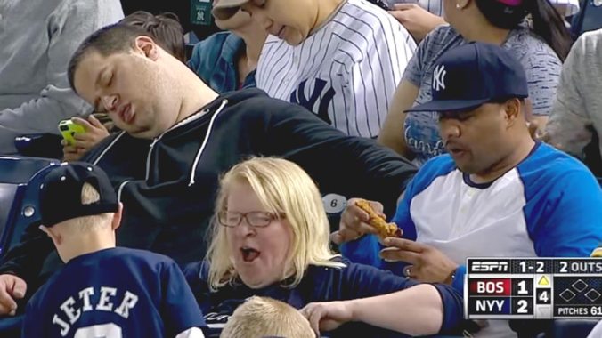 fan-falls-asleep-at-Yankees-Red-Sox-game-April-2014-Suing-